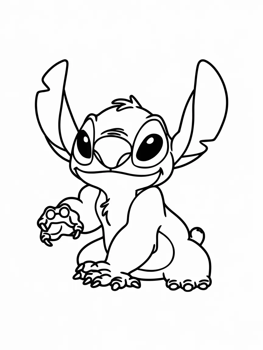 Stitch coloring pages - 2206 | ColoringPagesDesign