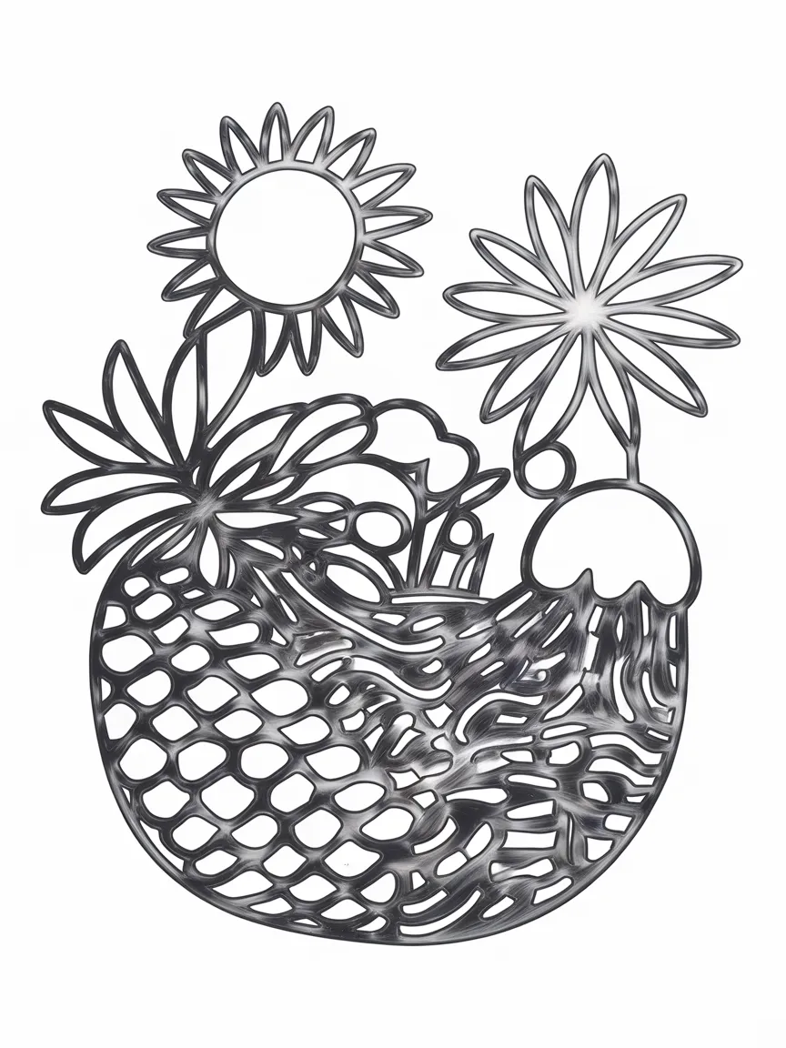 Summer coloring pages - 277 | ColoringPagesDesign