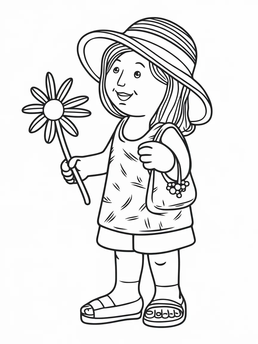 Summer coloring pages - 281 | ColoringPagesDesign