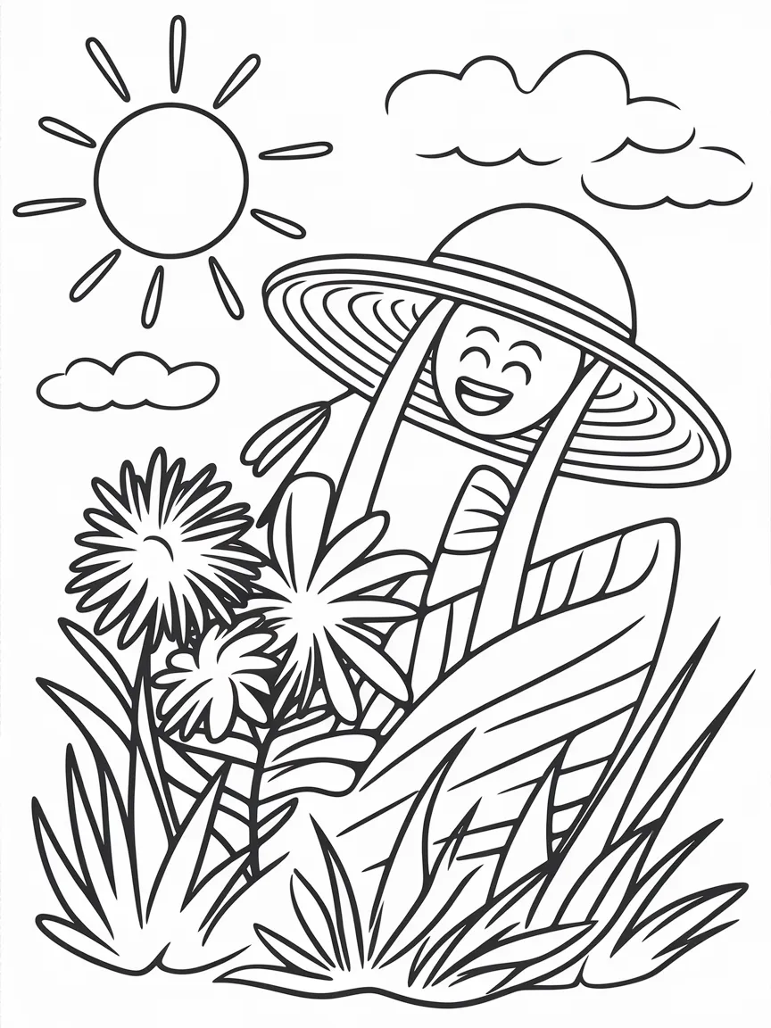 Summer coloring pages - 282 | ColoringPagesDesign