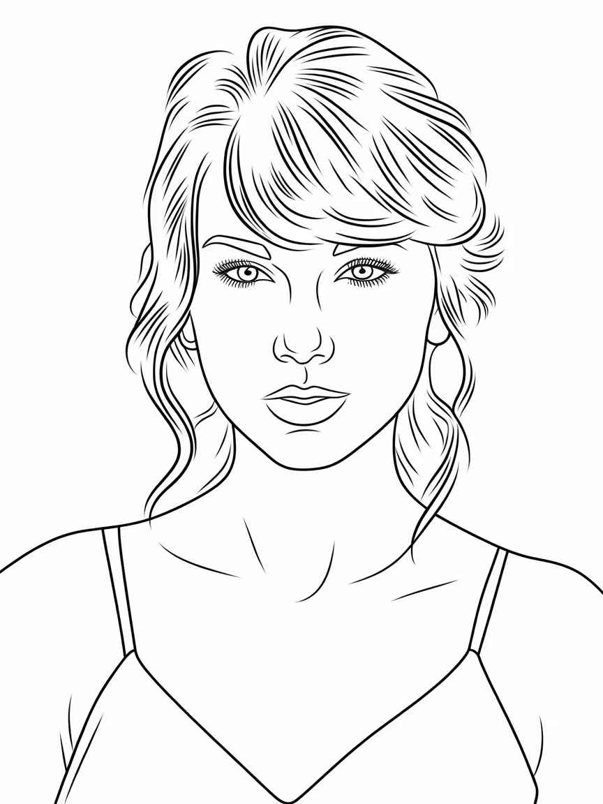 Taylor swift coloring pages - 313 | ColoringPagesDesign