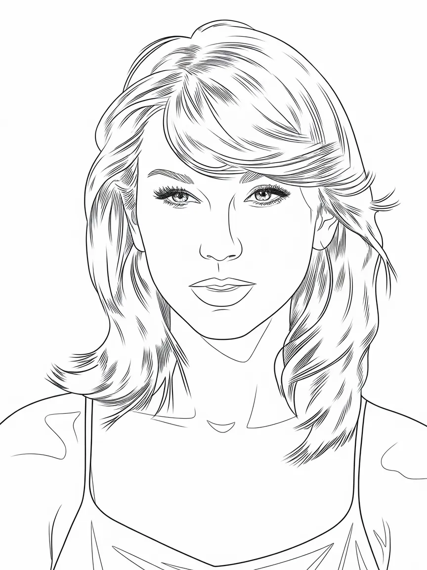 Taylor swift coloring pages - 315 | ColoringPagesDesign