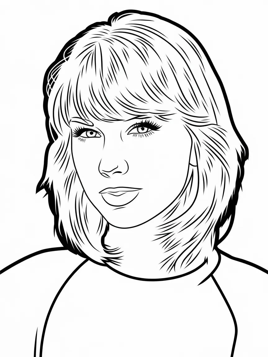 Taylor swift coloring pages - 316 | ColoringPagesDesign