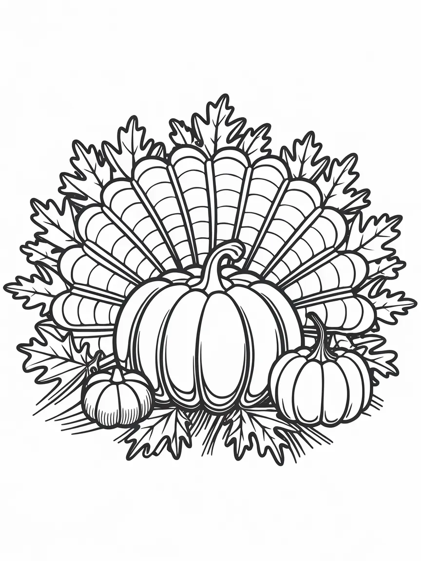 Turkey coloring pages - 121 | ColoringPagesDesign