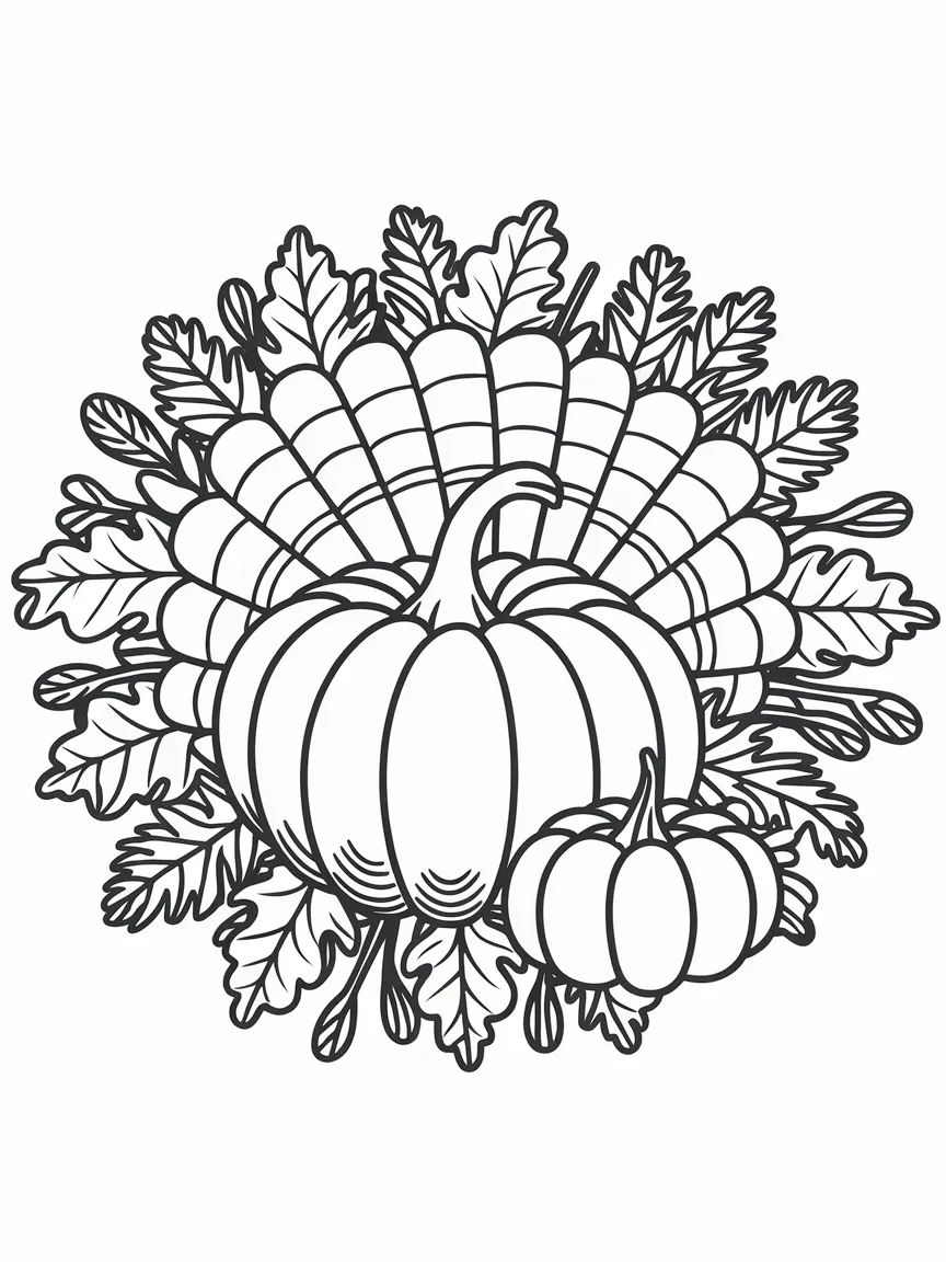 Turkey coloring pages - 122 | ColoringPagesDesign