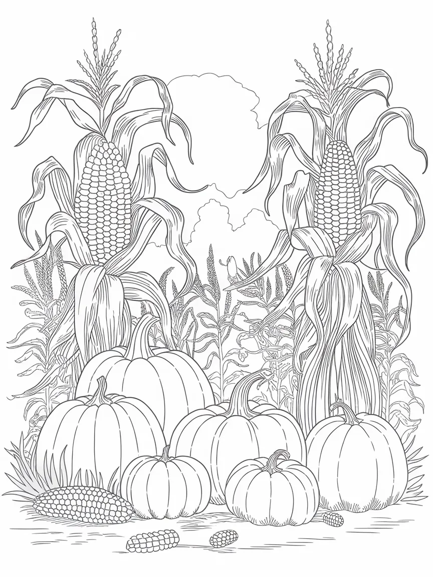 Turkey coloring pages - 1165 | ColoringPagesDesign