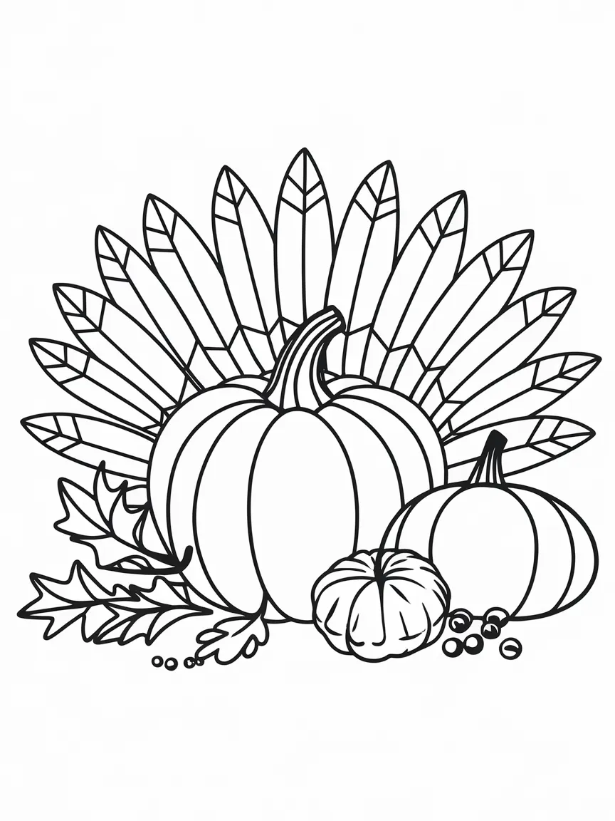 Turkey coloring pages - 1277 | ColoringPagesDesign