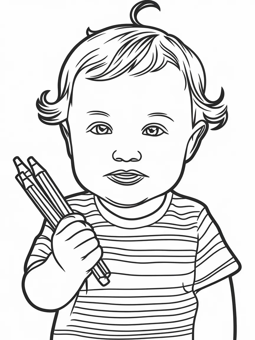 Toddler coloring pages - 1060 | ColoringPagesDesign