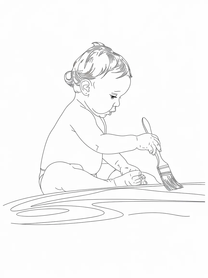 Toddler coloring pages - 1883 | ColoringPagesDesign