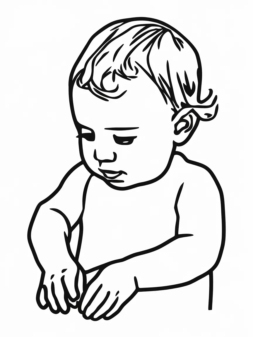 Toddler coloring pages - 1885 | ColoringPagesDesign