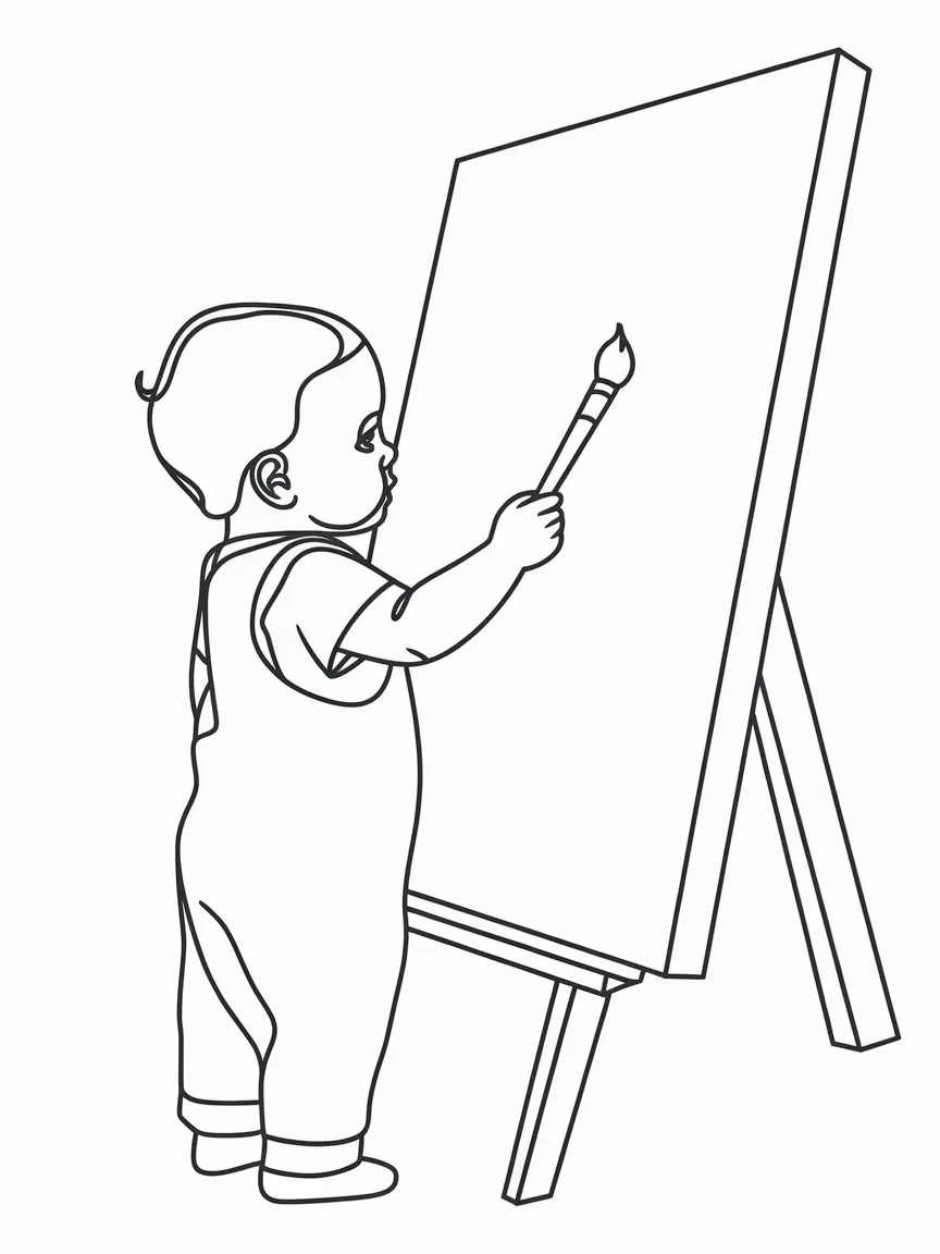 Toddler coloring pages - 1887 | ColoringPagesDesign