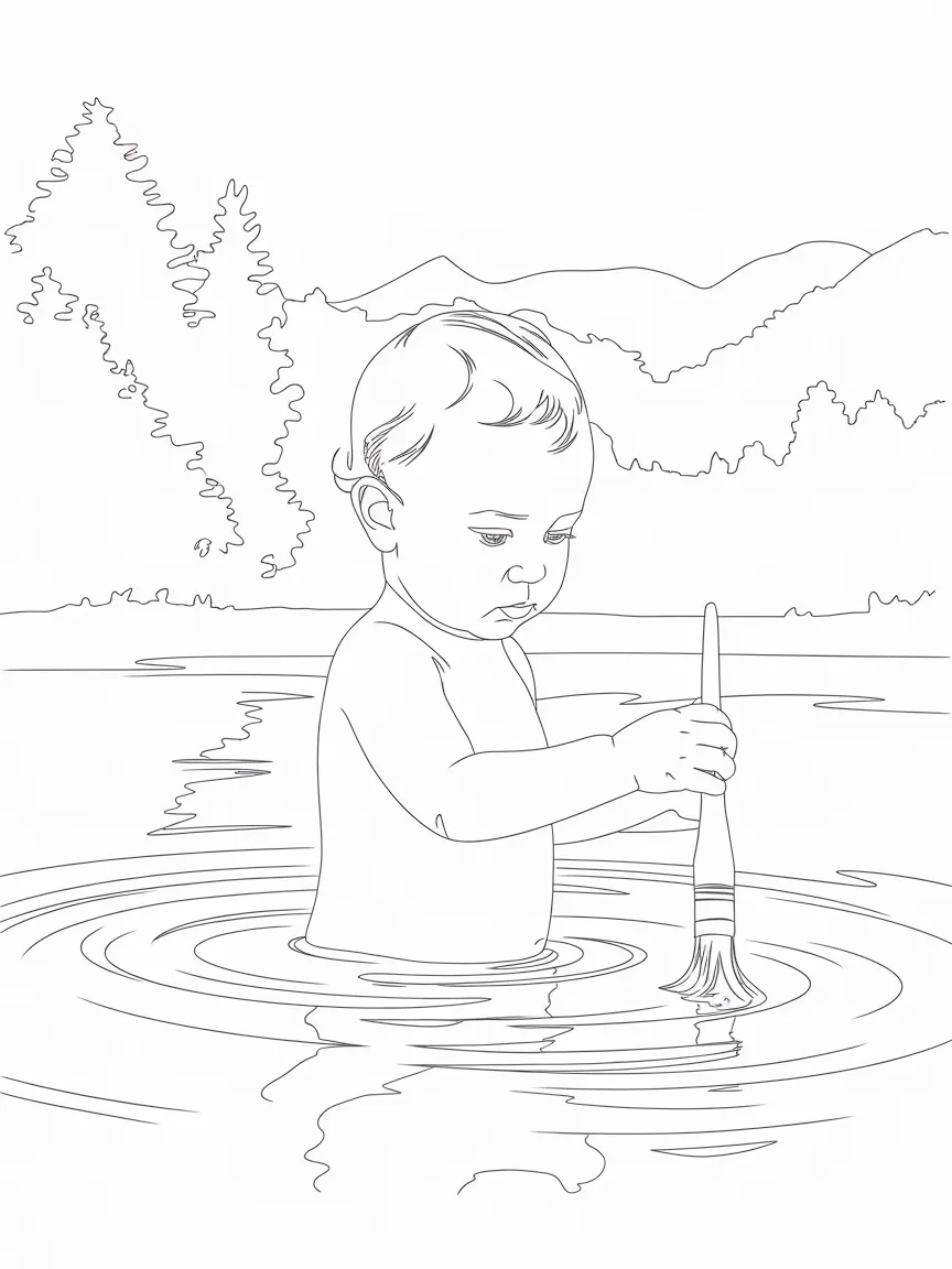 Toddler coloring pages - 1888 | ColoringPagesDesign