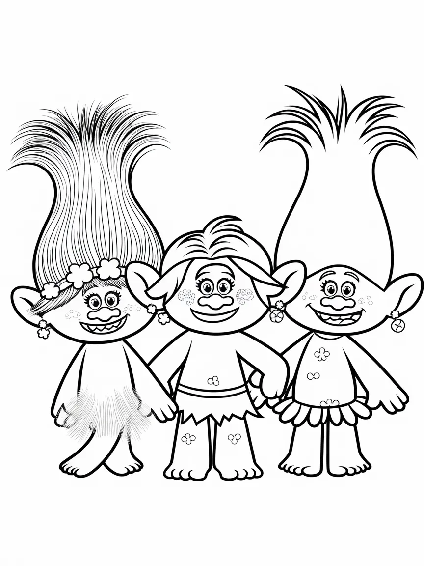 Trolls coloring pages - 630 | ColoringPagesDesign