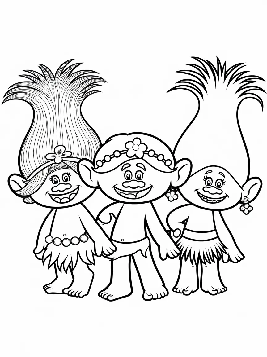 Trolls coloring pages - 631 | ColoringPagesDesign