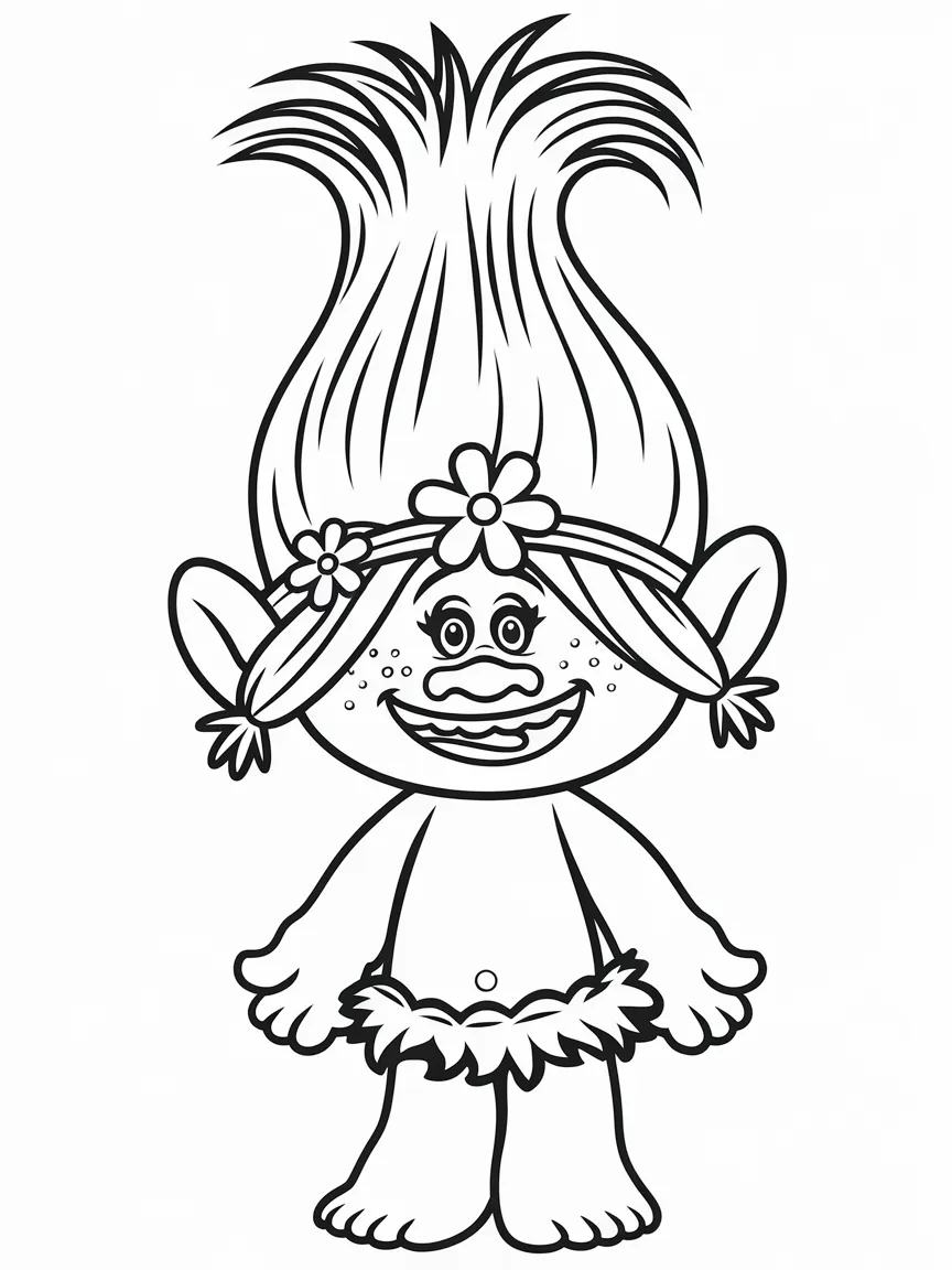 Trolls coloring pages - 633 | ColoringPagesDesign