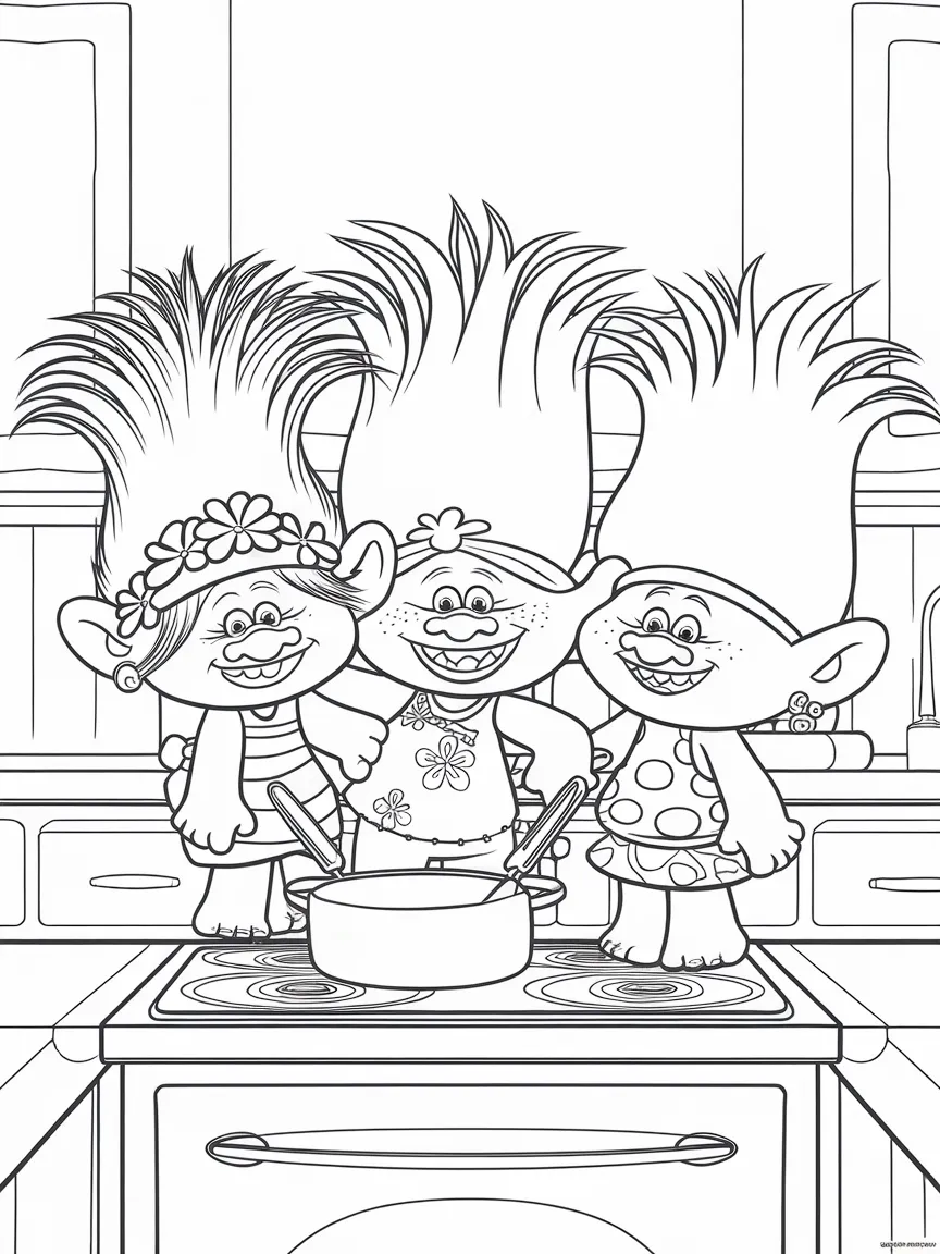 Trolls coloring pages - 2308 | ColoringPagesDesign