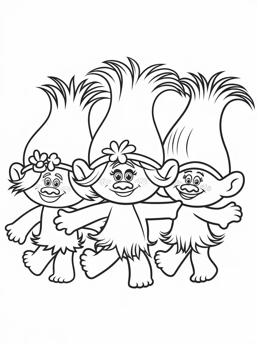 Trolls coloring pages - 2310 | ColoringPagesDesign