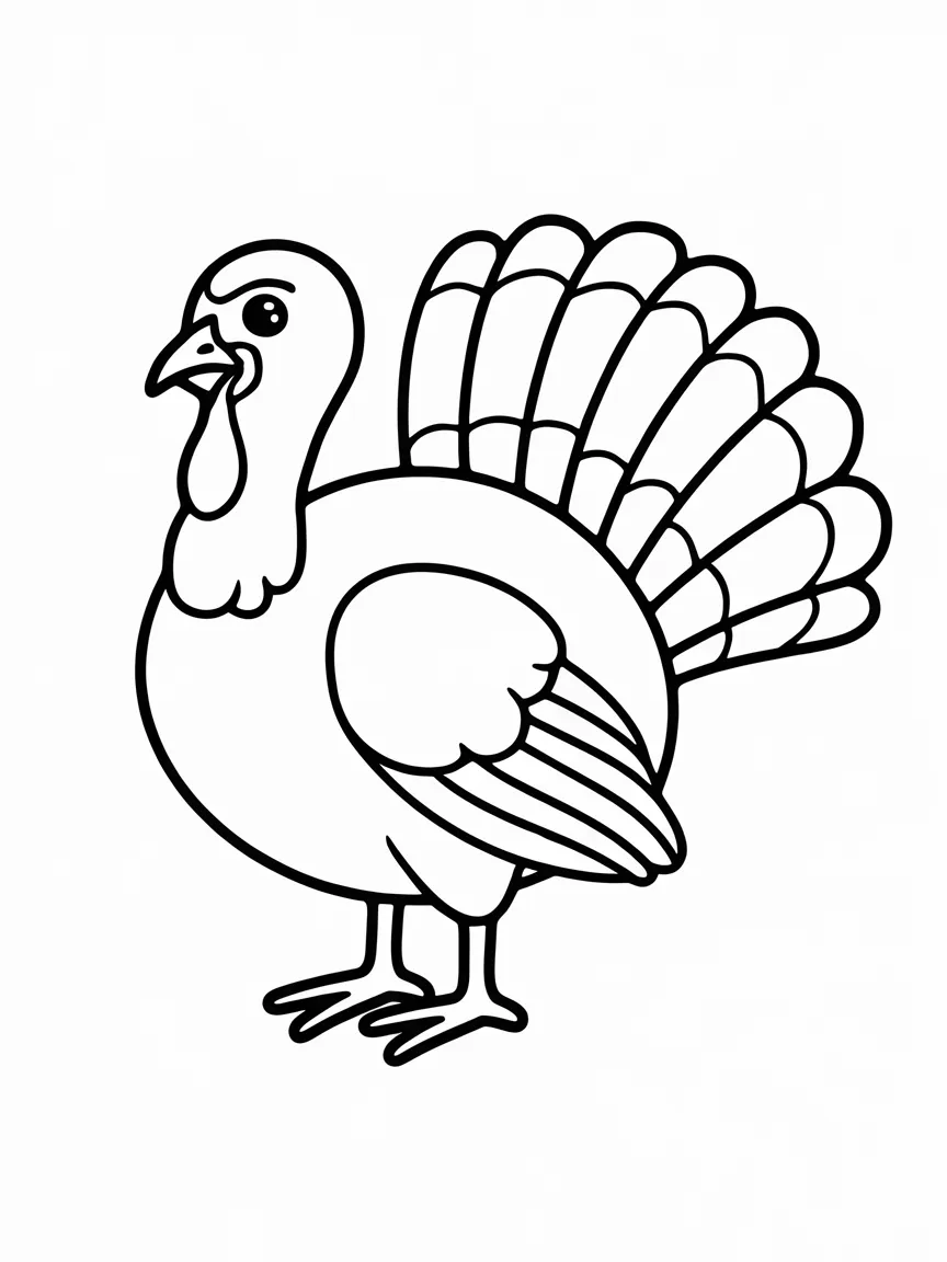 Turkey coloring pages - 442 | ColoringPagesDesign