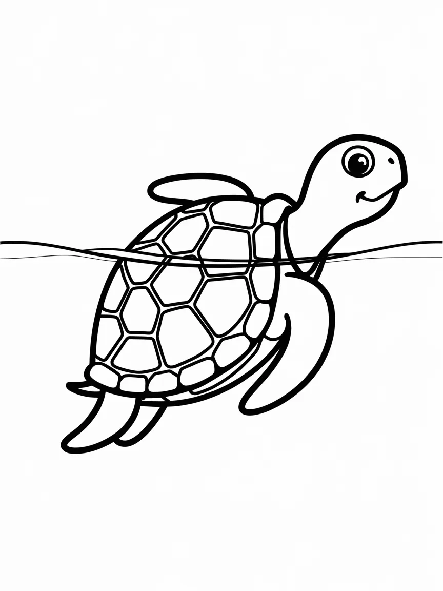 Turtle coloring pages - 1652 | ColoringPagesDesign