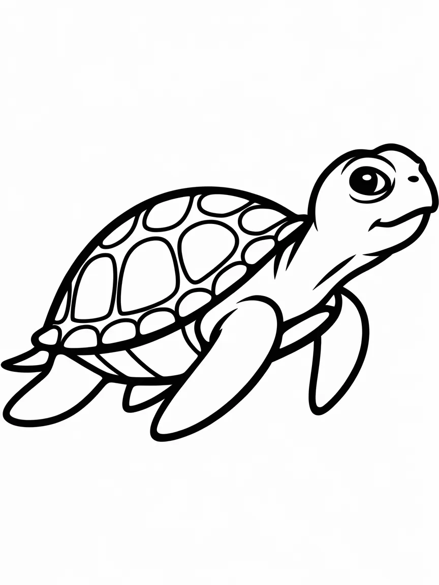 Turtle coloring pages - 1654 | ColoringPagesDesign