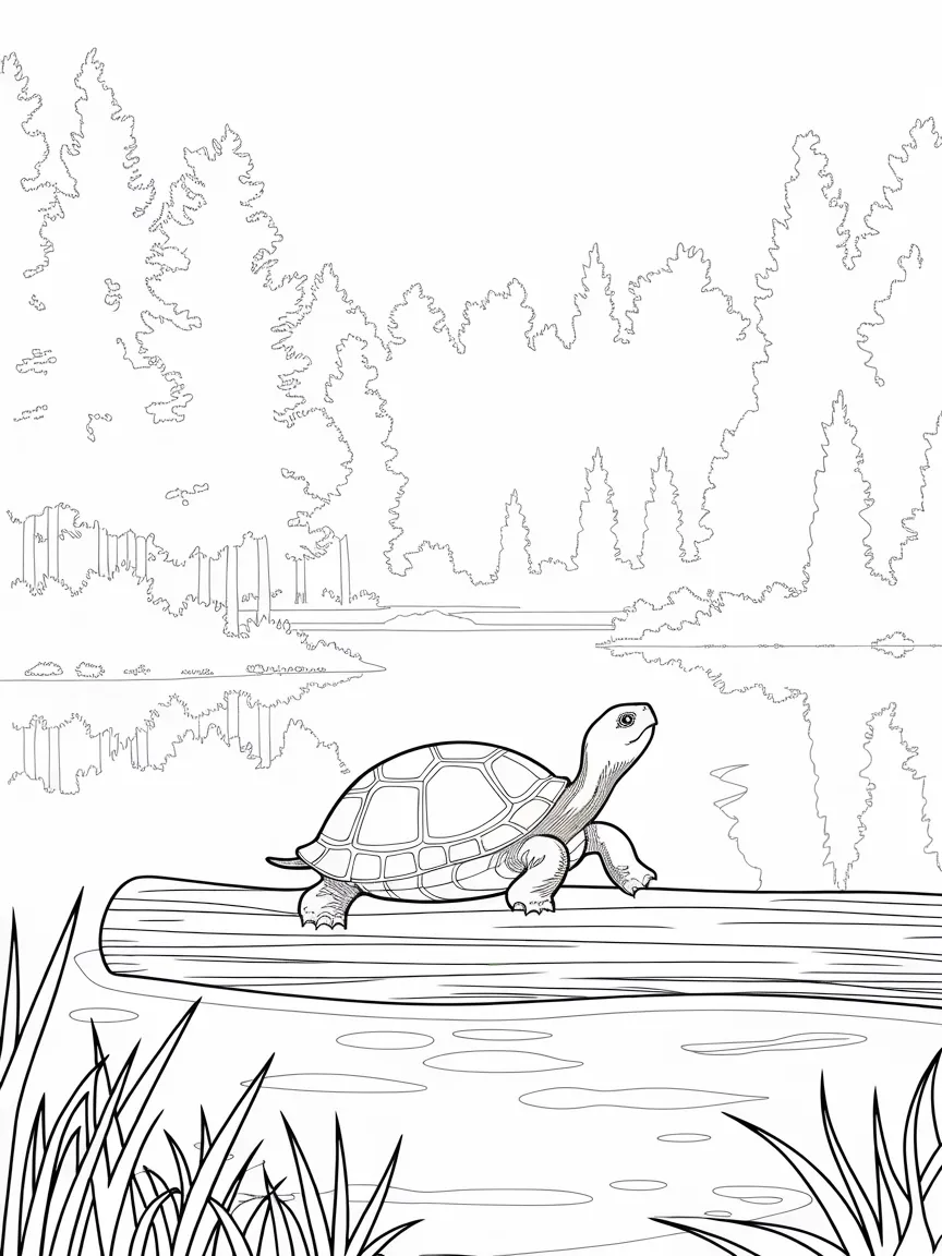 Turtle coloring pages - 1711 | ColoringPagesDesign