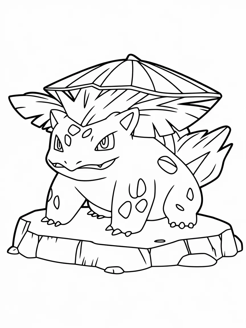 Venusaur coloring pages - 2070 | ColoringPagesDesign