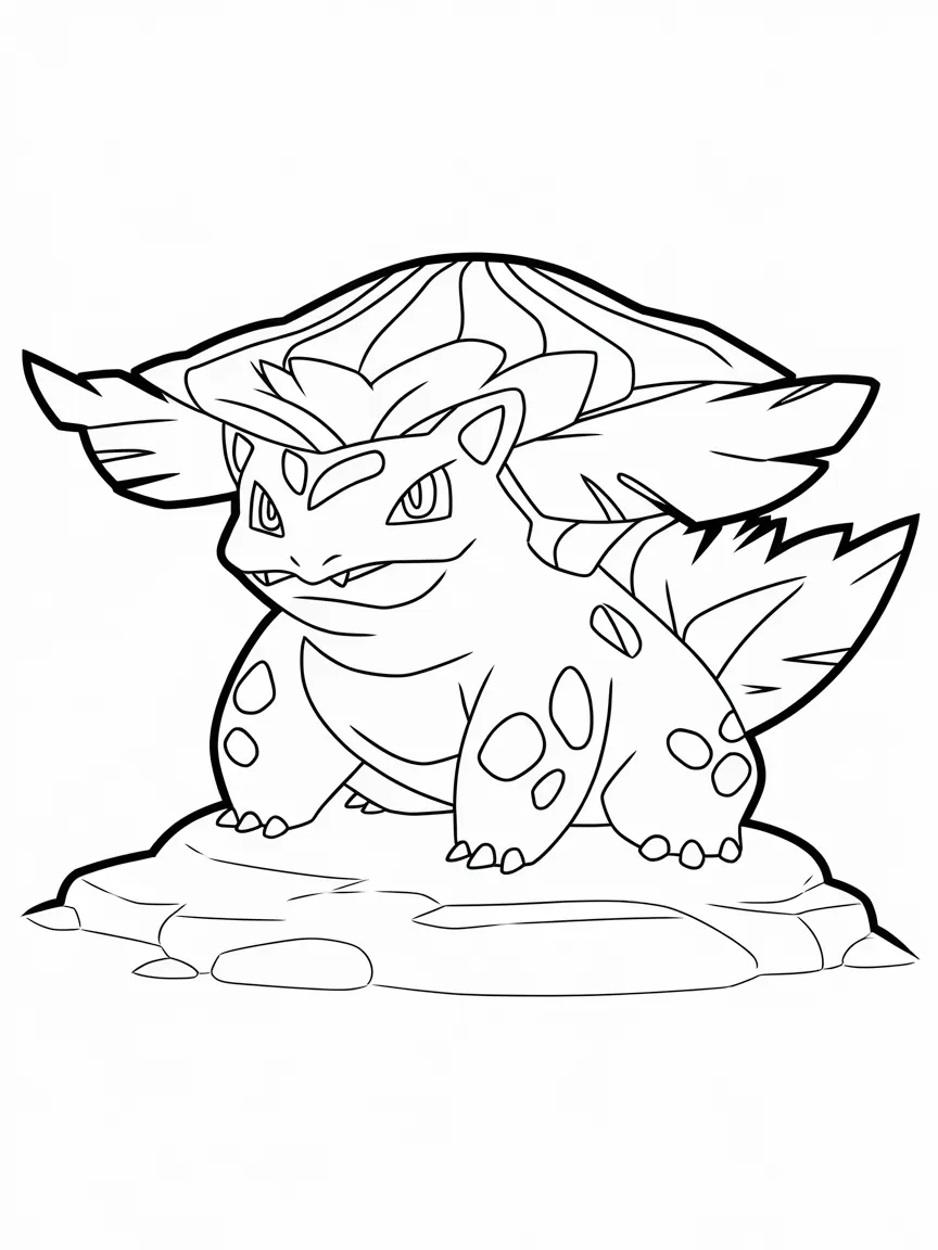 Venusaur coloring pages - 2074 | ColoringPagesDesign