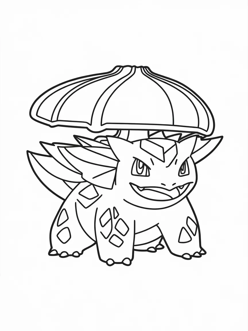 Venusaur coloring pages - 2080 | ColoringPagesDesign