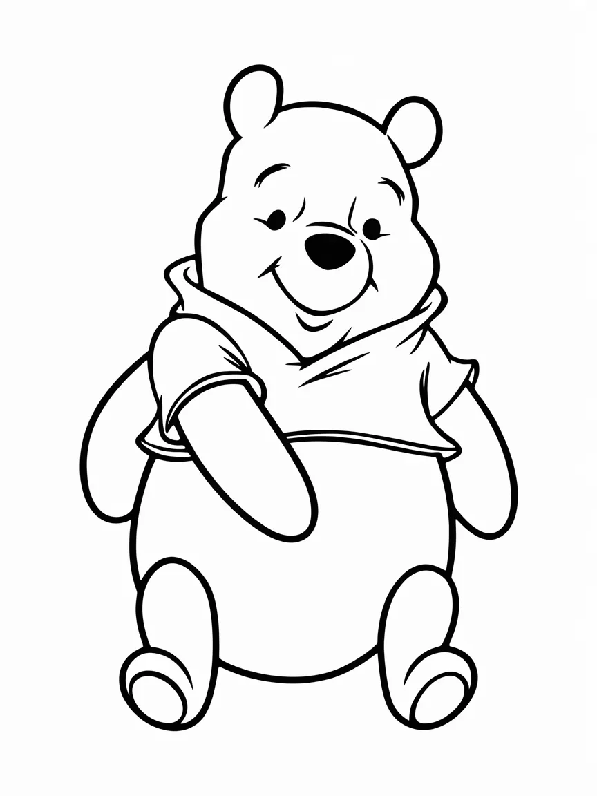 Winnie the pooh coloring pages - 1038 | ColoringPagesDesign