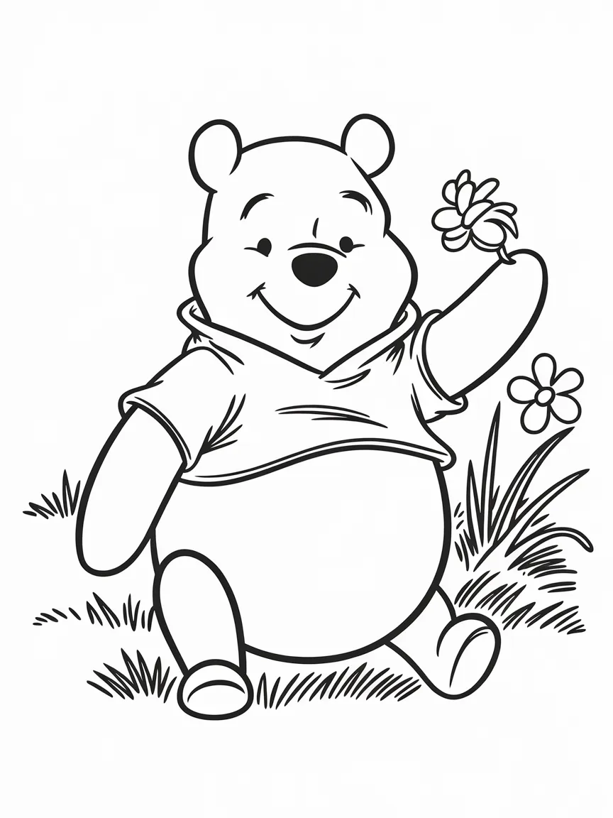 Winnie the pooh coloring pages - 1041 | ColoringPagesDesign