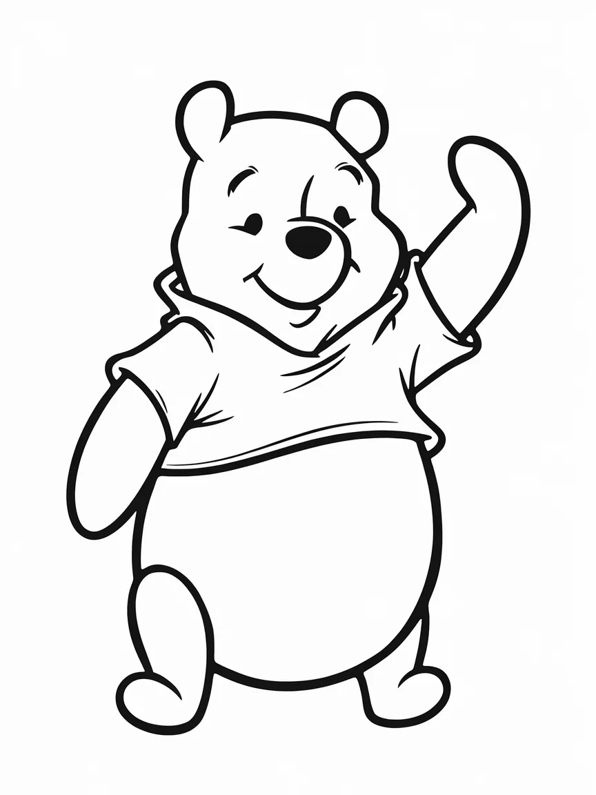 Winnie the pooh coloring pages - 1042 | ColoringPagesDesign