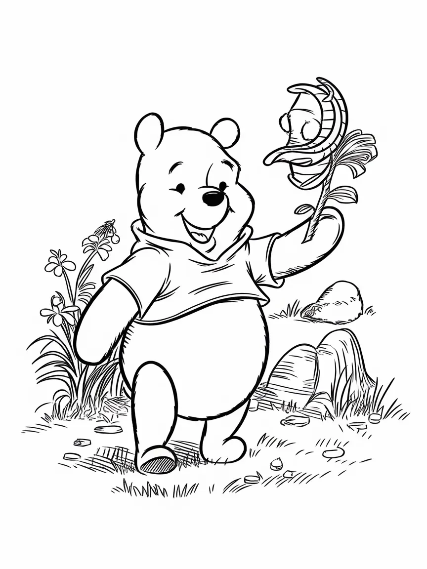 Winnie the pooh coloring pages - 1044 | ColoringPagesDesign