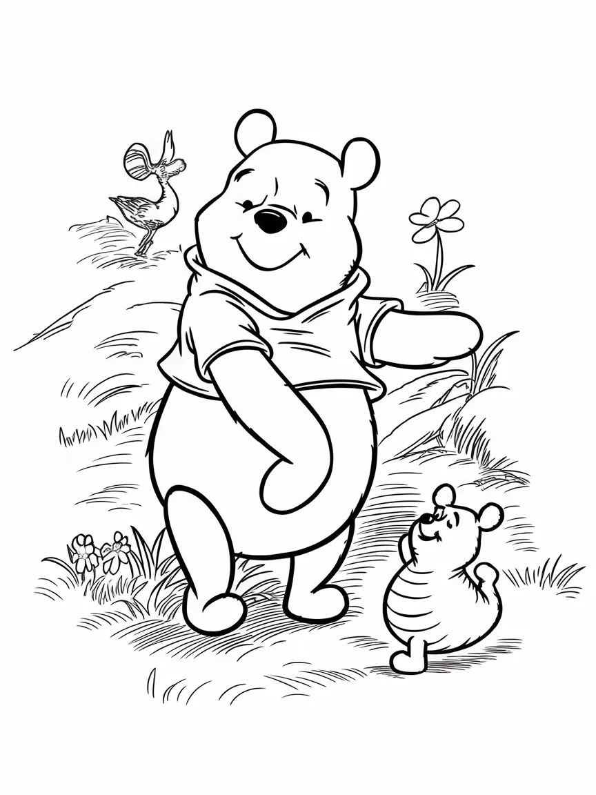 Winnie the pooh coloring pages - 1046 | ColoringPagesDesign