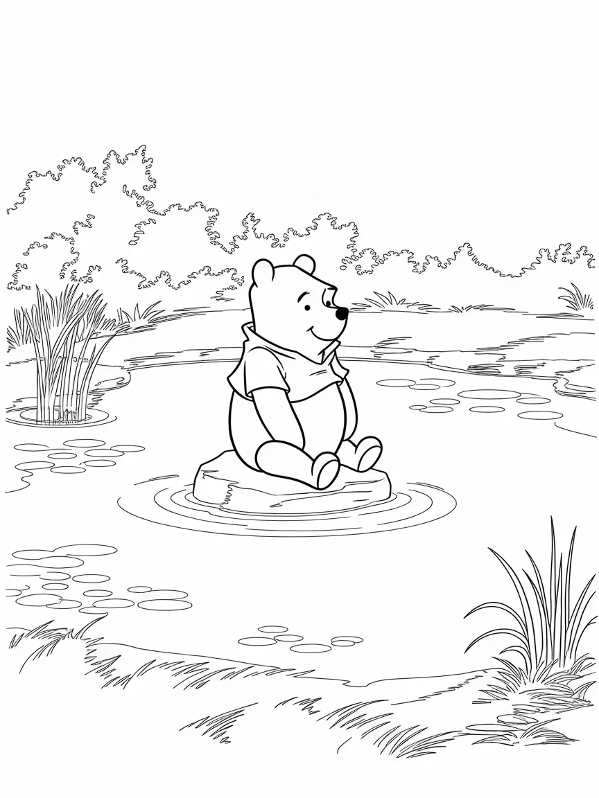 Winnie the pooh coloring pages - 1893 | ColoringPagesDesign