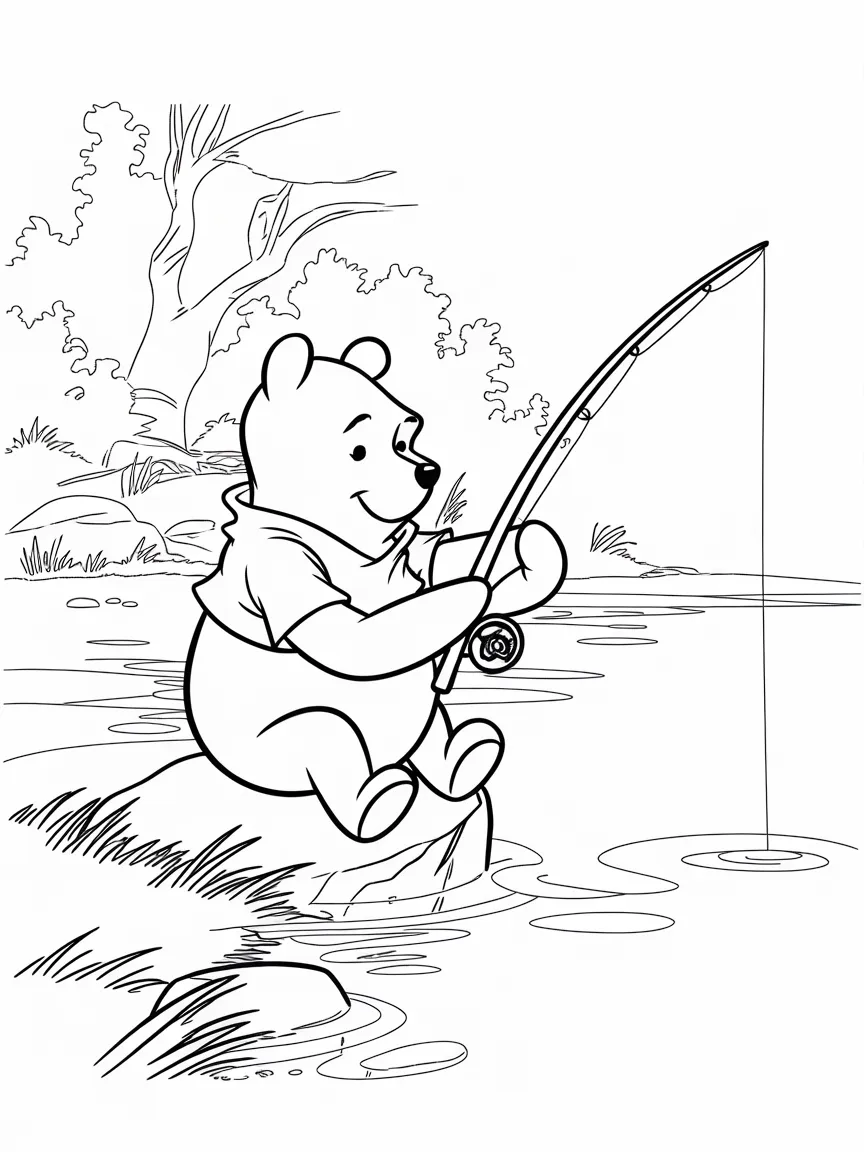 Winnie the pooh coloring pages - 1895 | ColoringPagesDesign