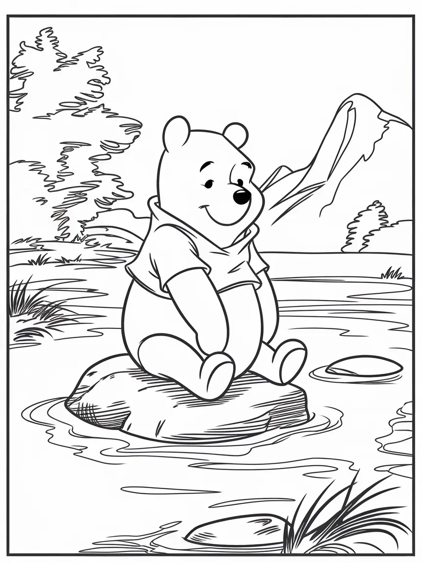 Winnie the pooh coloring pages - 1897 | ColoringPagesDesign