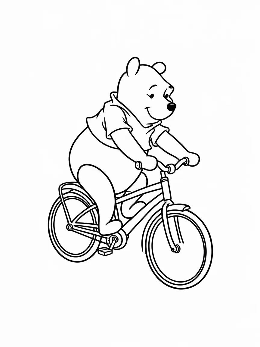 Winnie the pooh coloring pages - 2410 | ColoringPagesDesign