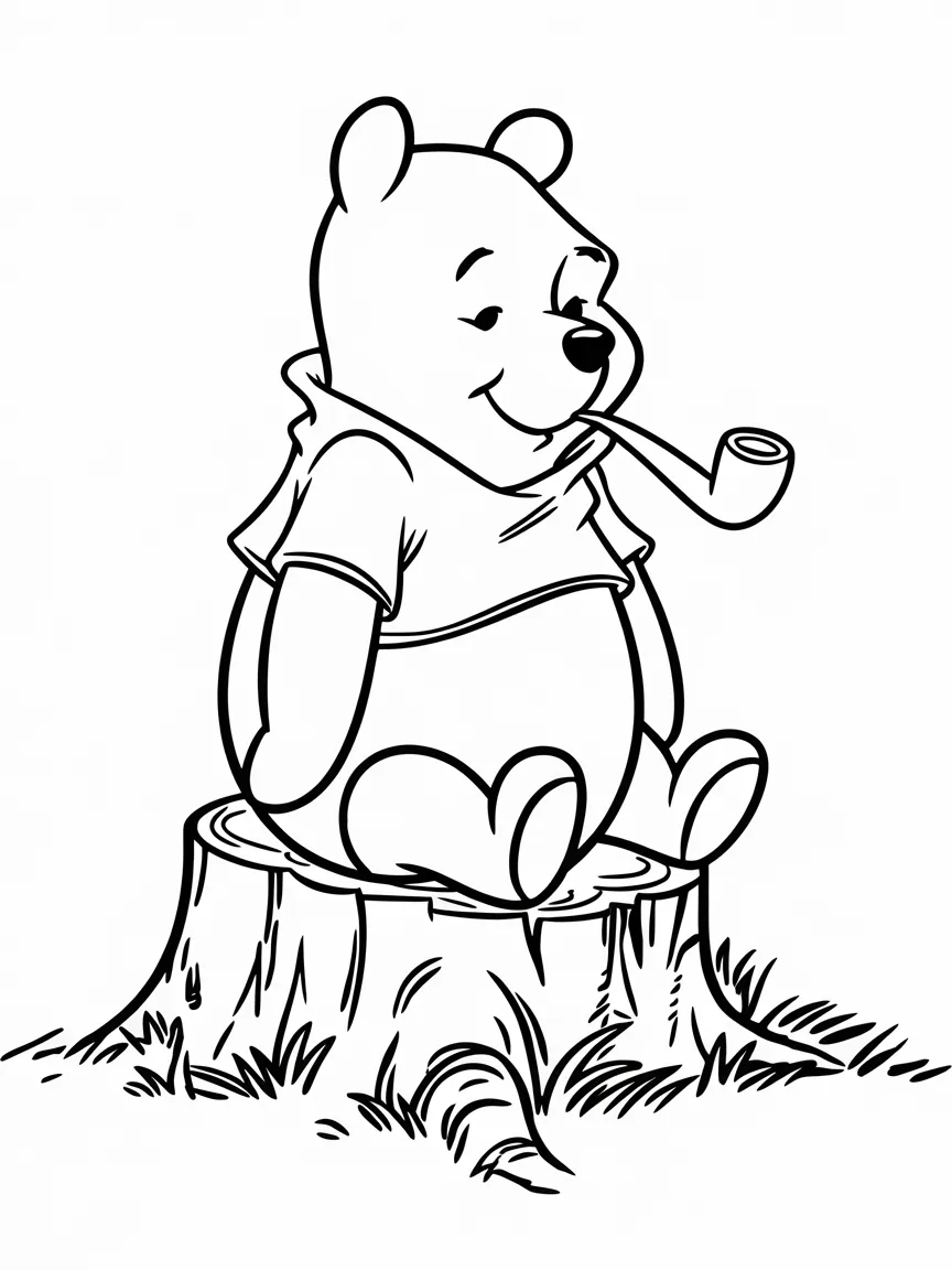 Winnie the pooh coloring pages - 2411 | ColoringPagesDesign