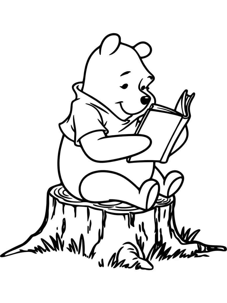 Winnie the pooh coloring pages - 2413 | ColoringPagesDesign