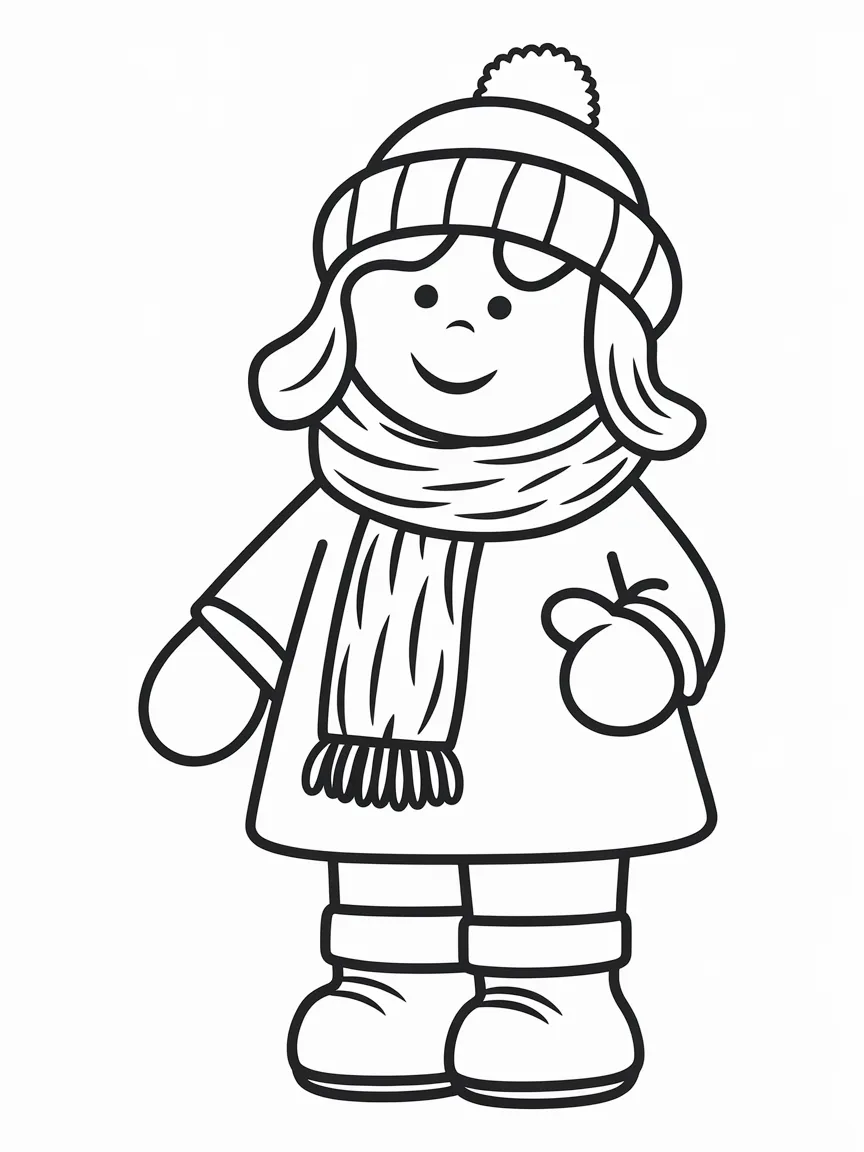 Winter coloring pages - 215 | ColoringPagesDesign