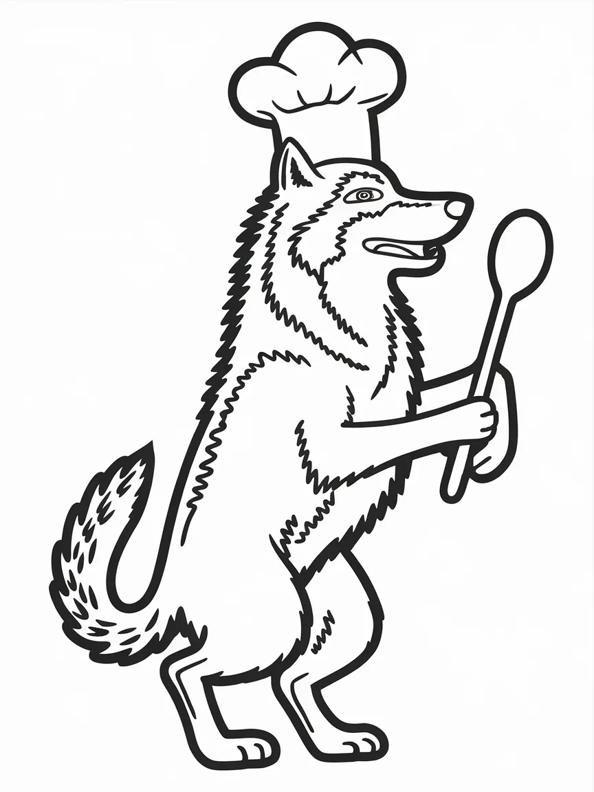 Wolf coloring pages - 1744 | ColoringPagesDesign